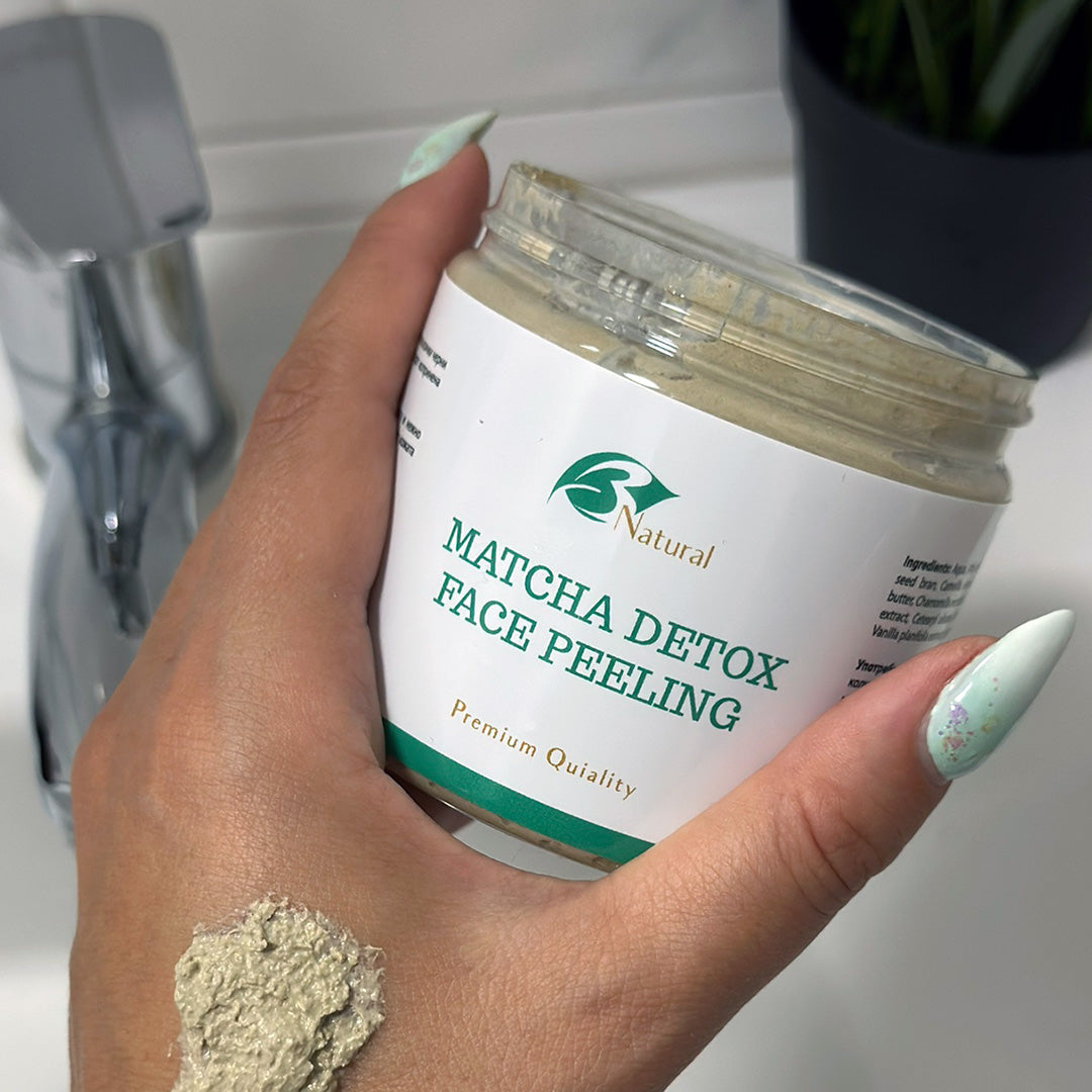 Матча Детокс Трици за Лице – Натурално Решение за Чиста и Гладка Кожа